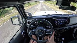 2024 Jeep Wrangler Sahara 4XE POV Drive