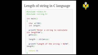 String handling functions in c