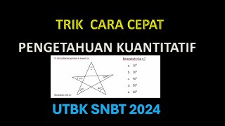 PEMBAHASAN SOAL ASLI KUANTITATIF UTBK SNBT 2024 YANG SUDAH KELUAR