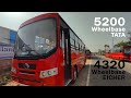 Tata 5200 eicher 4320  amts ahmedabad municipal transport service  part 2  rex coaches rpcil