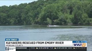 Kayakers rescued from East Tennessee river, EMA director says