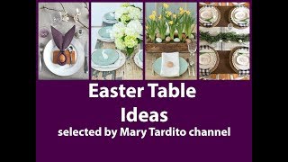 Easter Table Decorations Inspo - Easter Centerpiece Ideas - Spring Decorating Ideas