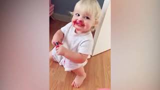 😍😍😍TRY NOT TO LAUGH🤣 Funniest Moments Babies Play Outdoor