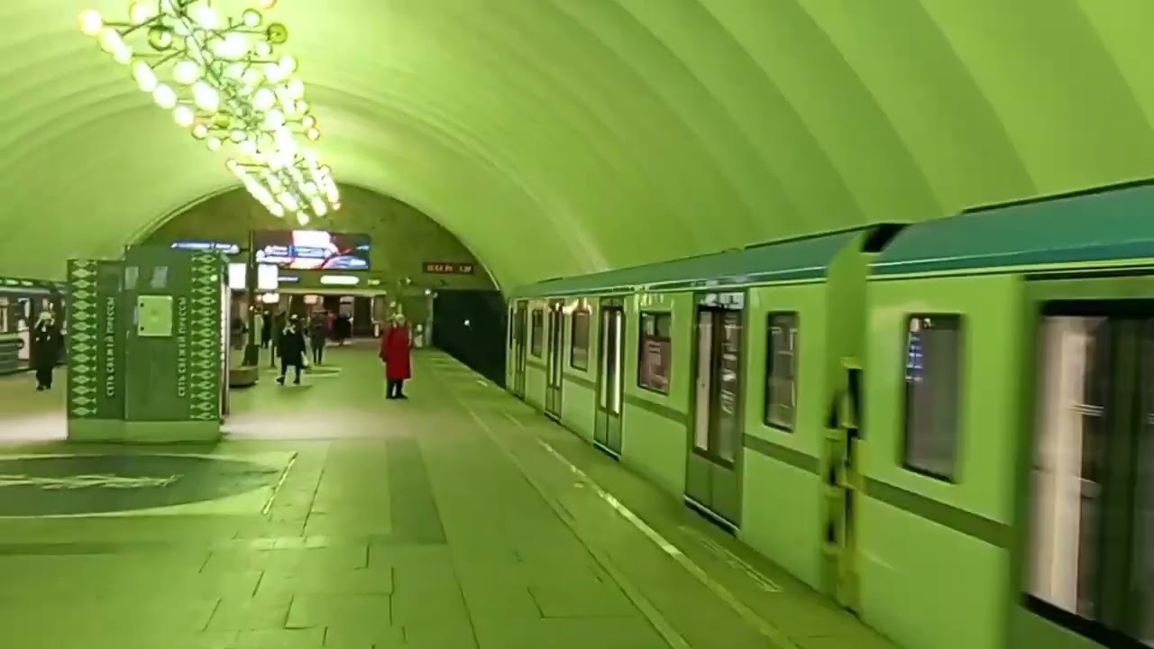 Обкатка синего балтийца на станции 