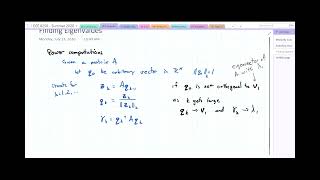 ECE6250   63   Power Method for Eigenvalues