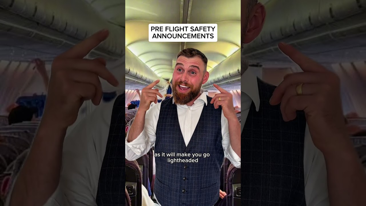Pre flight safety announcements