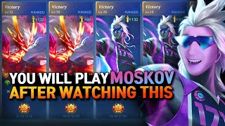 1853 matches 90% winrate!! Fast Rank up hero until Myhtical Glory! Moskov  | Mobile Legends screenshot 3