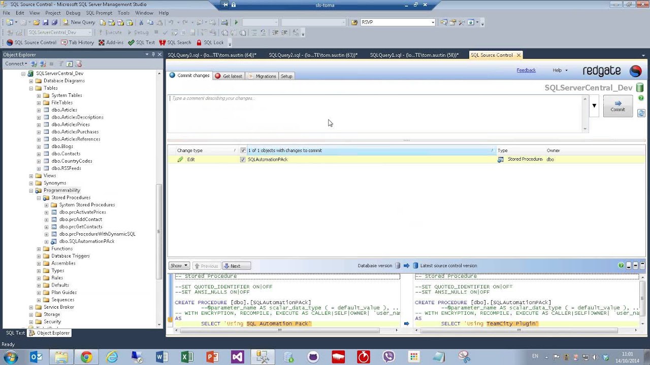 Continuous Integration for Databases First steps with Red Gate’s SQL ...