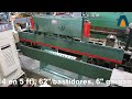 Vídeo: lad-370 Dobladora de cortina mecánica modelo 285, capacidad  25 Ton x 12ft, marca Chicago D&K
