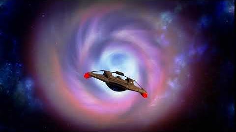 USS Euderion leaving a Wormhole - After Effects/Element 3D