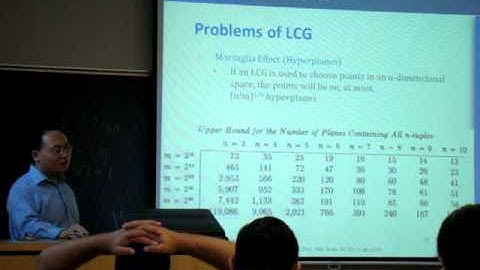 (3/5) Lecture 3: PRNG (Traffic Simulation Class by Shan Huang)