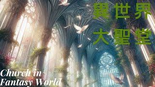 【ケルト音楽×アンビエント】ファンタジー 異世界の聖堂【作業用BGM1時間】#作業用BGM