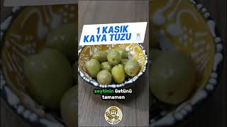 Zeytini Dolaba Koyup Çürütenler Aylarca Küflenmeyen, Taş Gibi Zeytin Formülü! 🫒✨