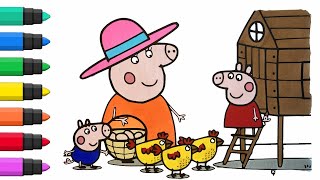 Peppa Pig 15 - Peppa Pig Coloring Book Compilation For Kids