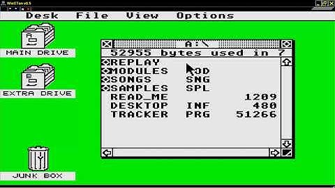 ATARI ST SAMPLES & SCOOPEX MOD SONG MUSIC FROM Tcb Tracker v1 0 By Anders Nilsson AN Cool & Seabear