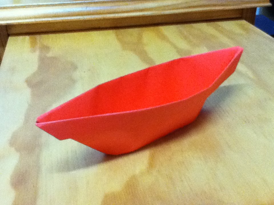 How to Make an Origami Canoe - Paper Canoe - Step by Step ...