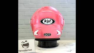 Helm KYT 2 Vision Polos Pink Half Face