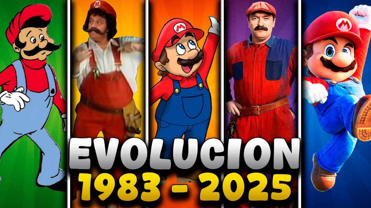 La EVOLUCION de MARIO BROS: TODAS sus Versiones Explicadas