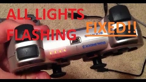 FIX PS3 Cotroller  All Lights Flashing Fixed
