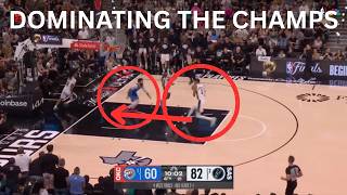 VICTOR WEMBANYAMA is single handedly dominating the NBA champions