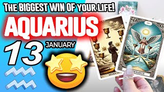 Aquarius ♒️It’s COMING❗🤩The BIGGEST WIN OF your life❗💸 horoscope for today JANUARY 13 2026 ♒️ tarot