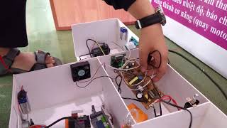 Mô hình nhà thông minh - thi Khoa học kĩ thuật 2018 - THCS Thị trấn Phước An, Krong Pac, Đăk Lăk