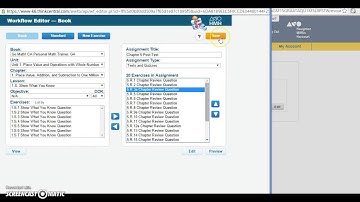 Think Central: Assign Chapter Tests