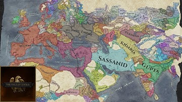 Roman Empire Time lapse in Crusader Kings 3