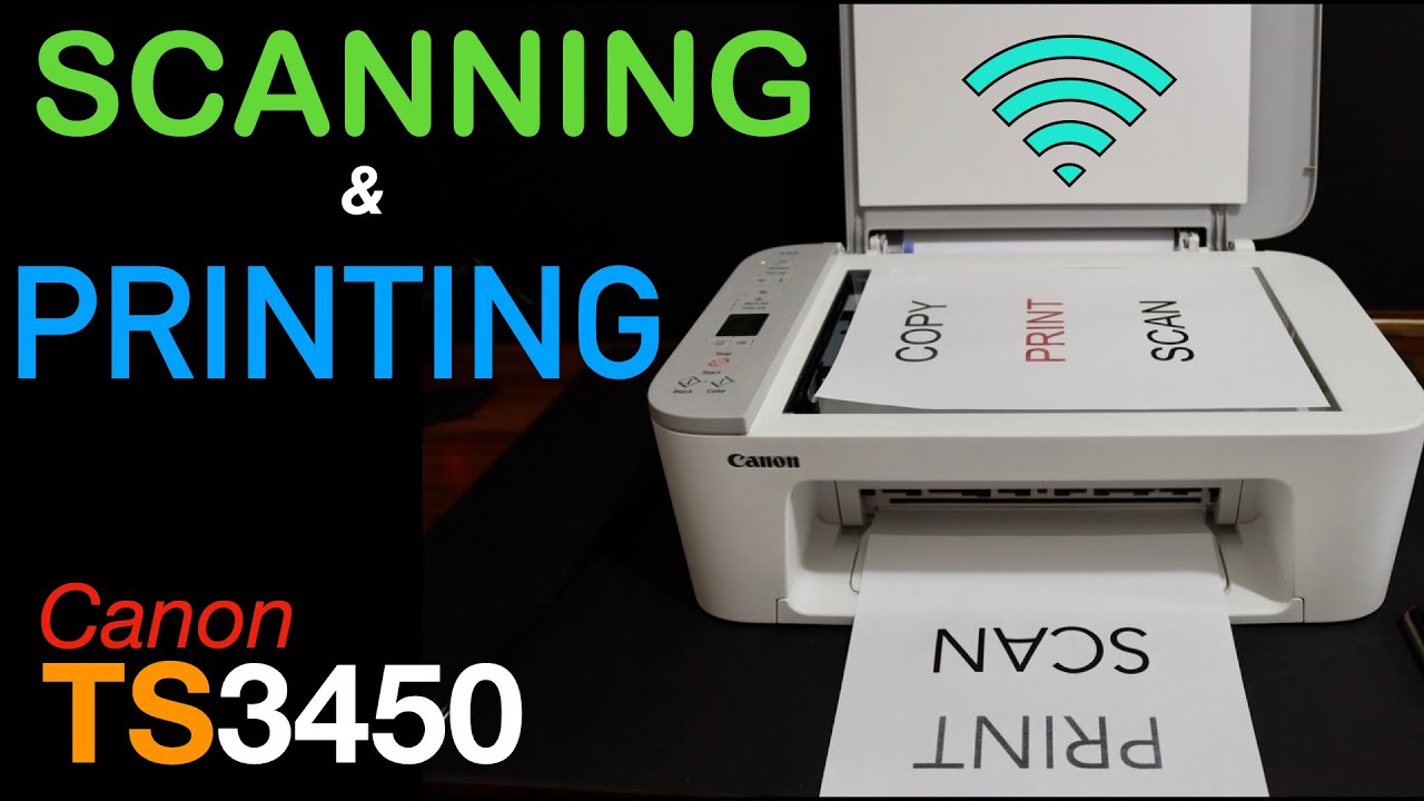 Canon Pixma TS3450 Scanning & Printing Review. 