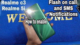 How to enable flashlight call and SMS Notifications||Realme c3,Realme 5i Realm all new models screenshot 5