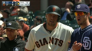 SD@SF: Pence lines an RBI single to center