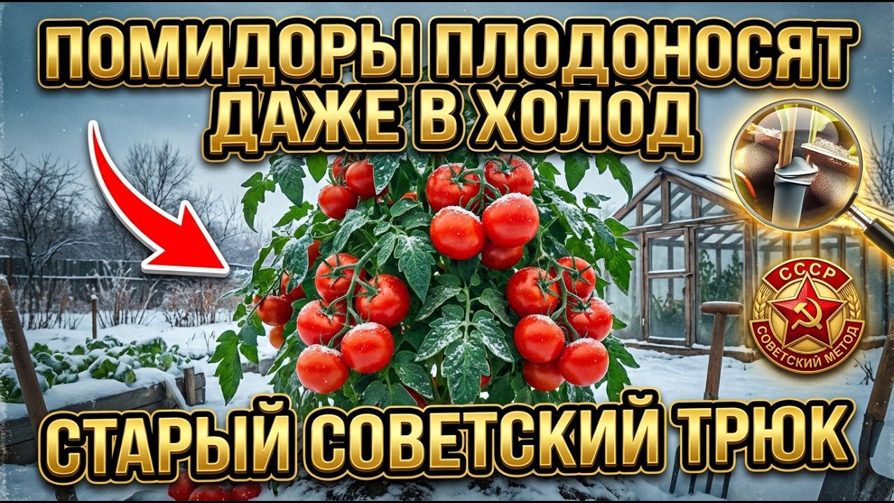 Советский метод выращивания помидоров, который современные садоводы забыли