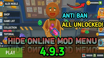 Hide online mod menu 4.9.3🔥||Latest version✔️||Mod apk 2023 Link||Hack mod menu apk||Alex noble❤️