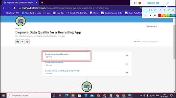 Create Cross Object Formulas | Improve Data Quality for a Recruiting App | Salesforce