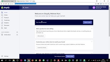 03- Shopify - Admin Paneline Giriş Dersi
