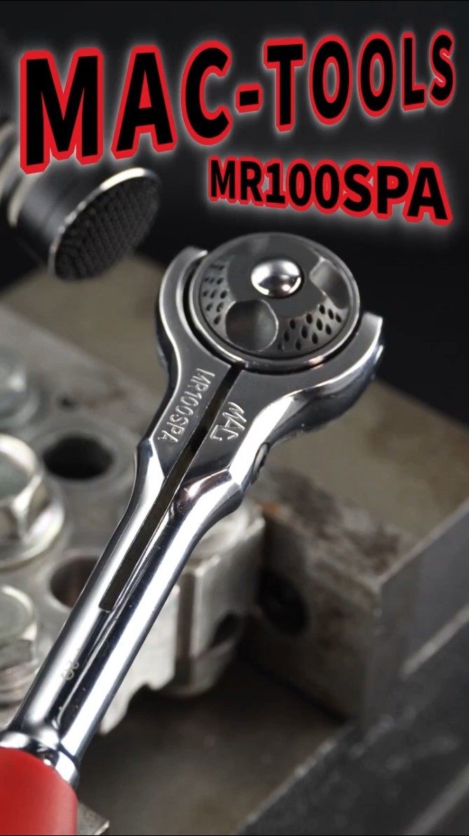 ラチェット音】質実剛健！MAC-TOOLS(マックツールズ)MR100SPA 1/4DR