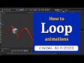 How to loop animation in cinema 4d 2023  maxonvfx