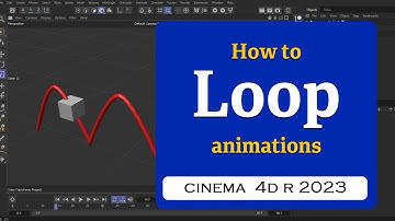 How to Loop animation in Cinema 4D 2023  @MaxonVFX​