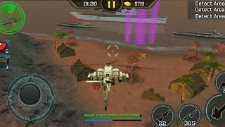 Gunship strike 3D || Sea spy Level 31 || 3 aircraft carrier || airforce navy. screenshot 5