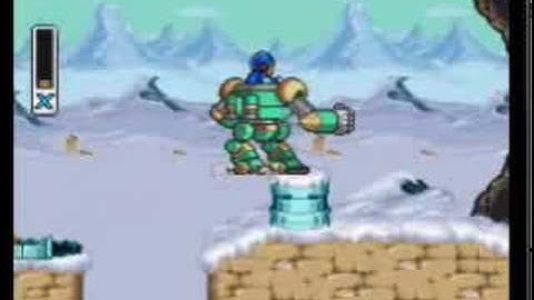 MegaMan X Walkthrough Part 02 - Chill penguin