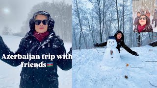 FROM NEVER SEEN SNOW TO FIRST SNOWFALL❄️☃️🌨️ |PURE MAGIC #azerbaijan #travel @Filipinalivinginuae