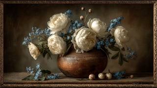 6 Hours of Relaxing Music 🌸 Classical Flower Painting for Study, Sleep, and Home Decor Ambience screenshot 4