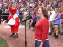 Sher sings @ Reds Game