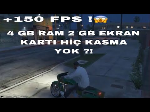 4 GB RAM 2 GB EKRAN KARTI İLE GTA 5 OYNAMAK (Oynattı Mı ?)