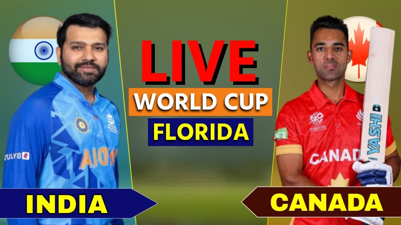 India vs Canada Weather Update | Live Cricket Match Today  | Florida Weather