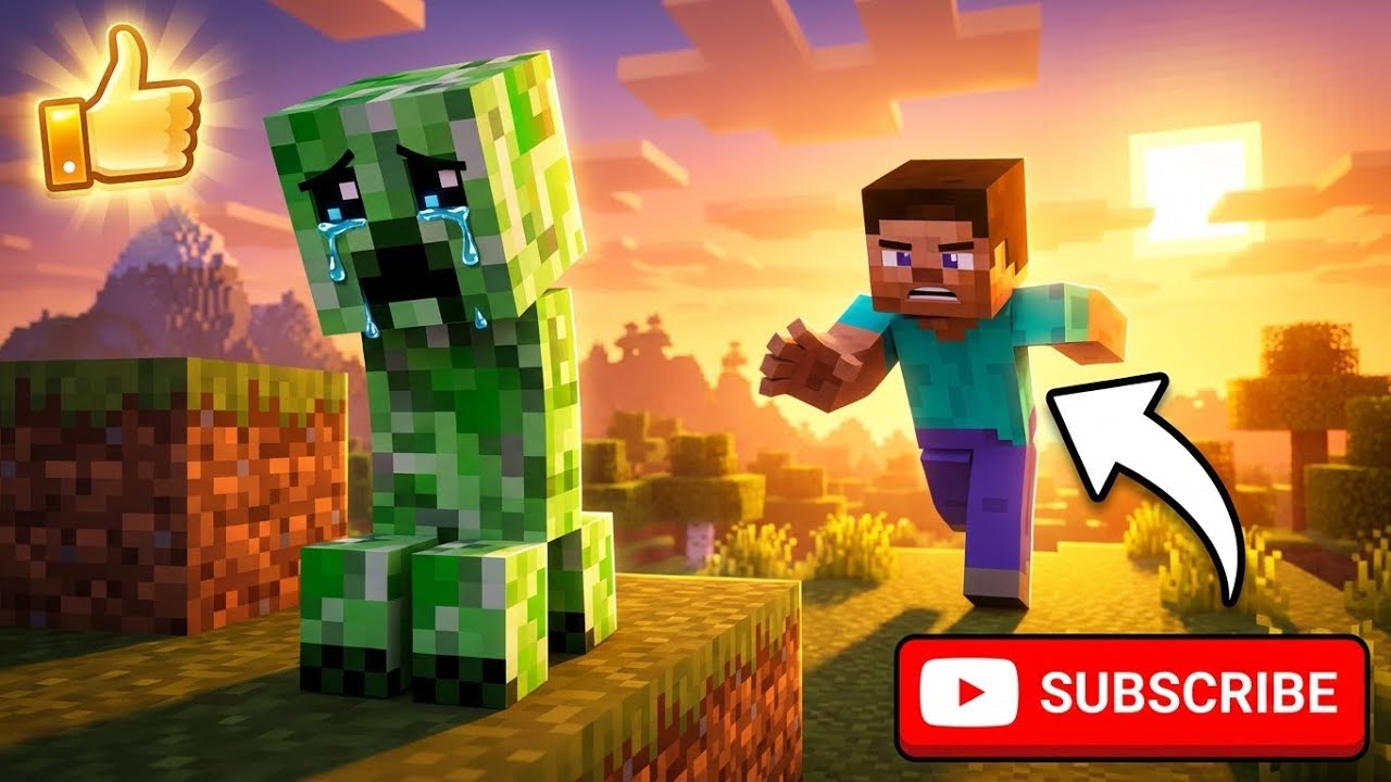 The Lonely Creeper 😢 | Minecraft Short Story | Emotional Animation ...