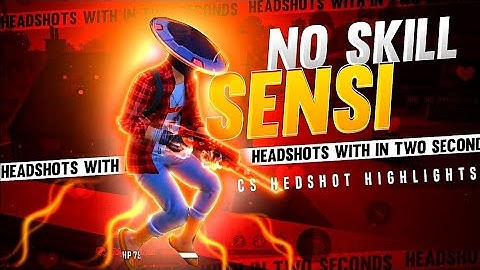 White FF Noskill Sensi Revealed 📂 Sensitivity Settings + DPI + Pointer Speed📱100% Real 😯 100% Safe