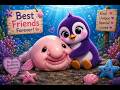 Blobfish & Peppy Purple’s Sweet Friendship 💜🐟 | Be Different, Be Special!