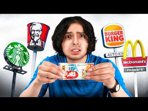 I Tried Eating at EVERY FAST FOOD Chain for $100 - (˶˃⤙˂˶)