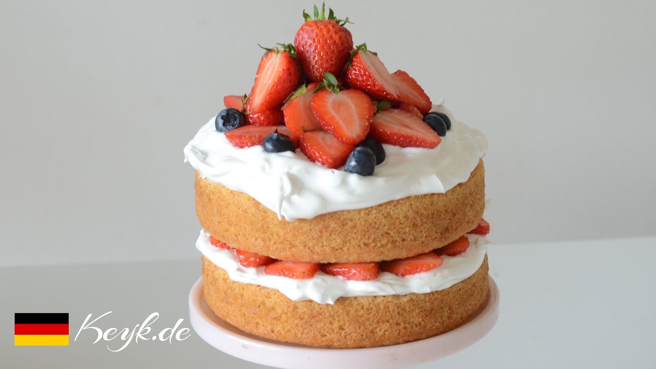 Veganer Kuchen mit vegane Italienische Meringue aus Aquafaba - Kichererbsen Wasser Rezept